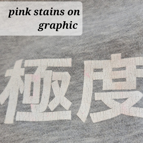 SuperDry Women's US 6 Japan Edition Tokyo Over-sized Long-line Gray Sweat Shirt - Picture 12 of 12